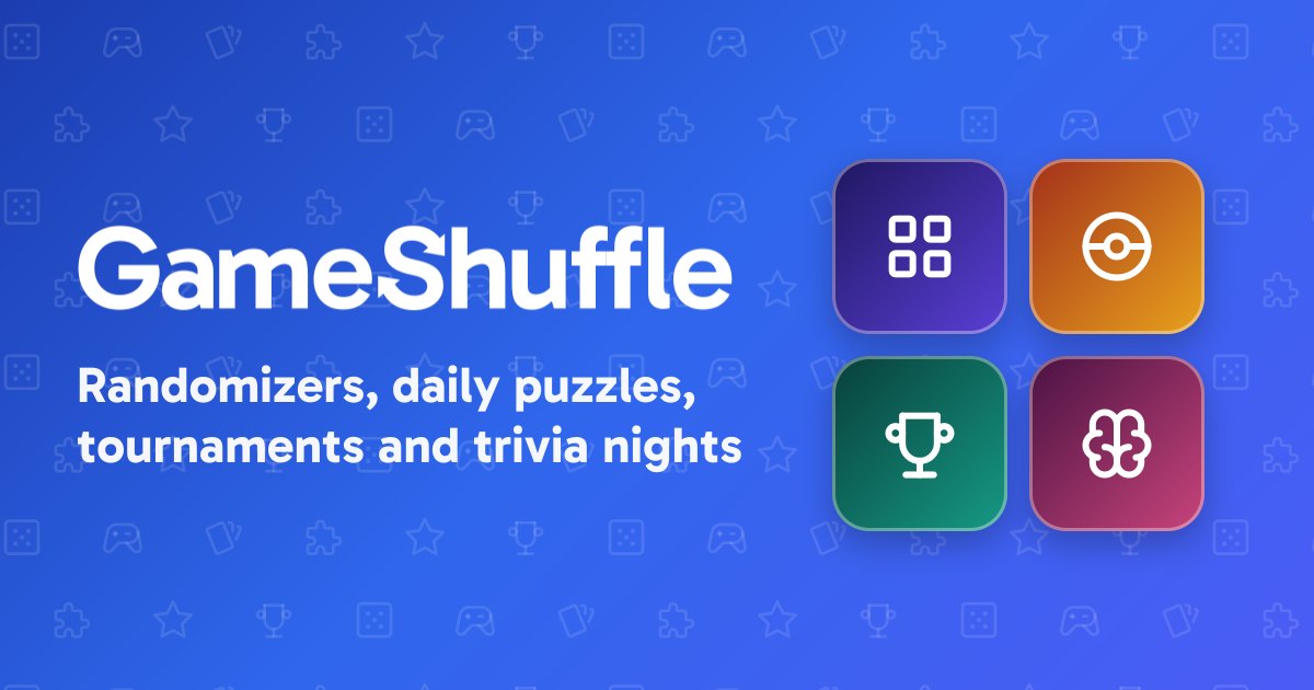 Shaffle Gamer Welcome to GameShuffle